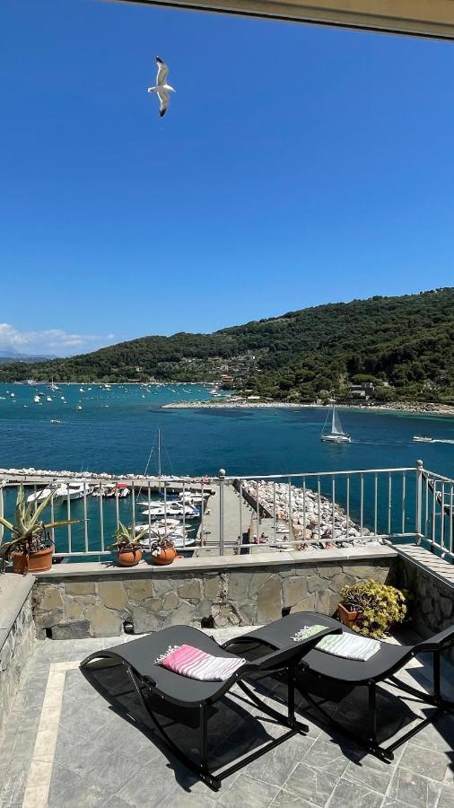 Seafront Rooftop Flat W/ Terrace Porto Venere Exterior foto